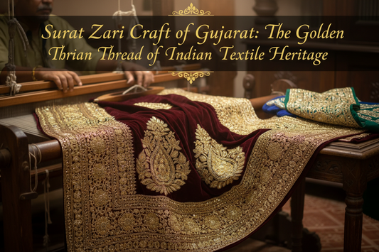 Surat Zari Craft of Gujarat: The Golden Thread of Indian Textile Heritage