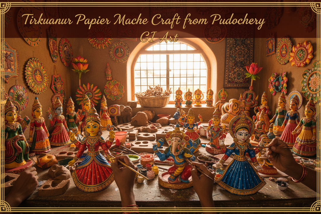 Tirukanur Papier Mache Craft from Puducherry GI Art