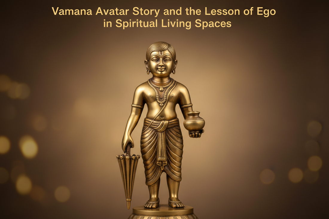 Vamana Avatar Story and the Lesson of Ego in Spiritual Living Spaces