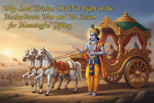 Why Lord Krishna Did Not Fight in the Mahabharata War and Its Lesson for Meaningful Gifting