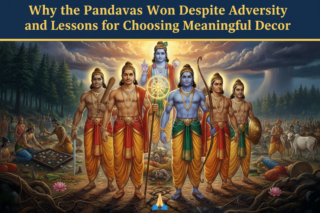 Why the Pandavas Won Despite Adversity and Lessons for Choosing Meaningful Decor