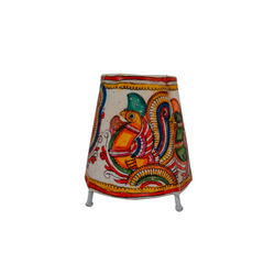 Peacock Design in Leather Shadow Puppetry – Ethnic Home Decor | Bed Lamp