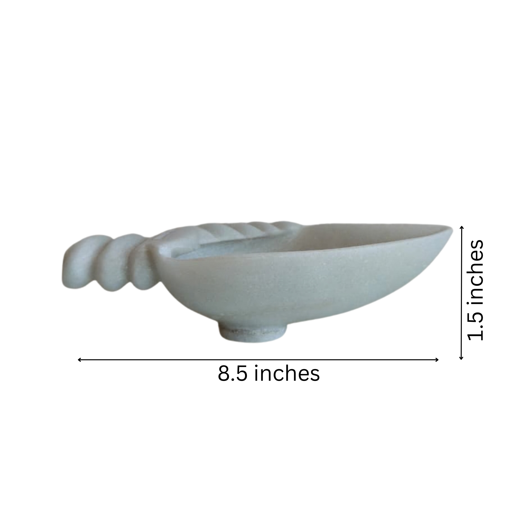 White Marble Decorative Bowl with Handle – Urli & Pooja Diya Bowl   Marble