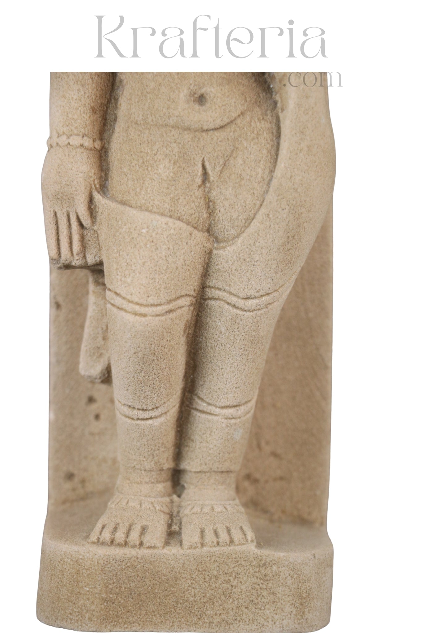 Sandstone Sculpture of a Divine Female Figure