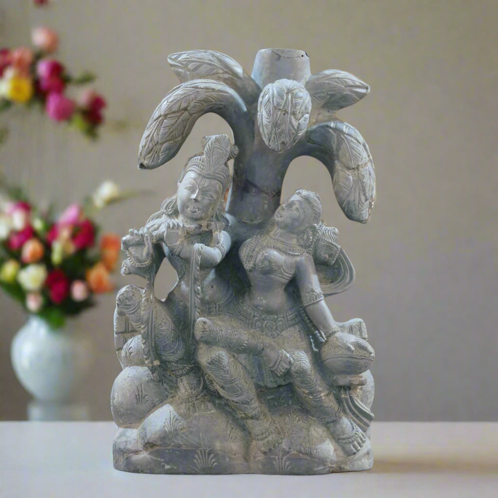 Radha Krishna Sculpture – Eternal Love Divine