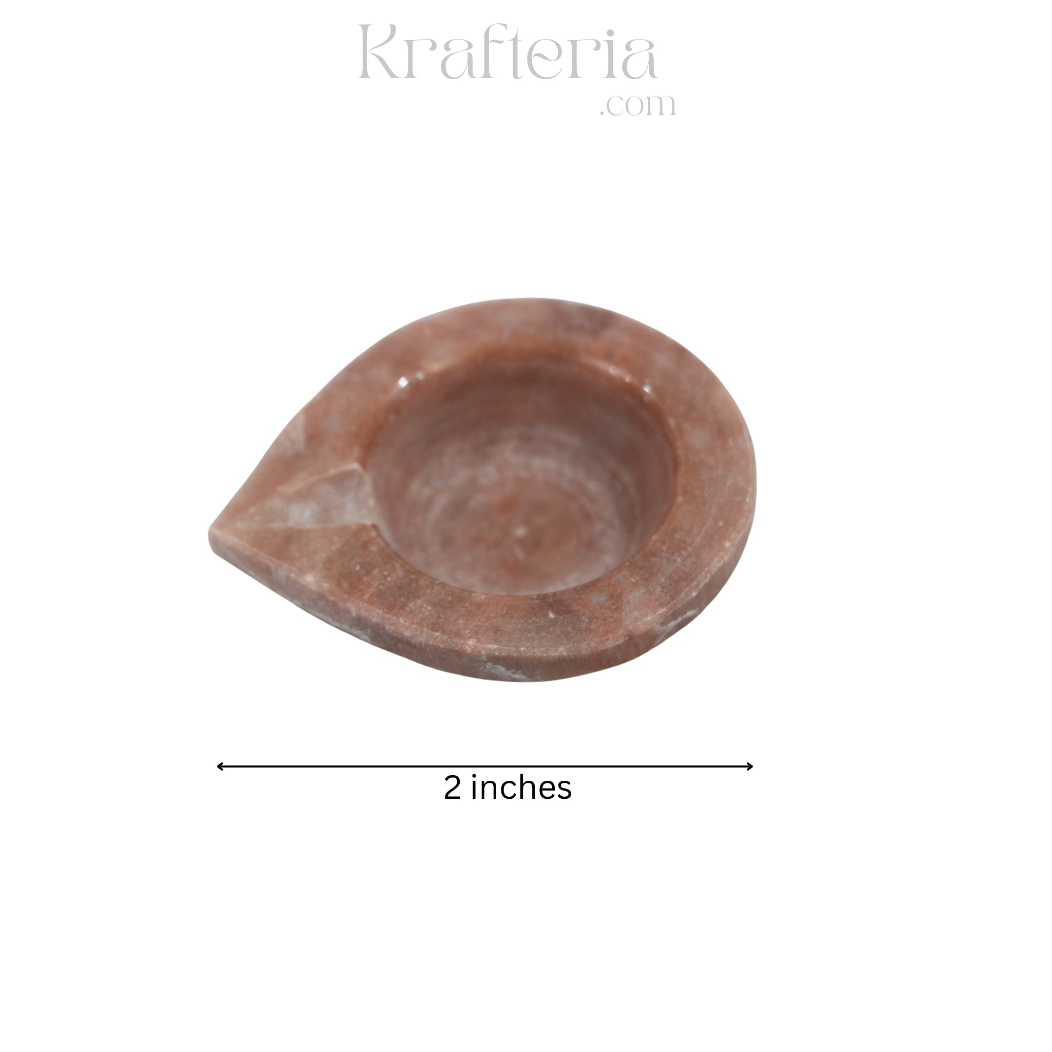 Marble Deepam for Puja – Traditional Indian Oil Lamp
