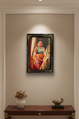 Grace of rural Telangana Nirmal painting