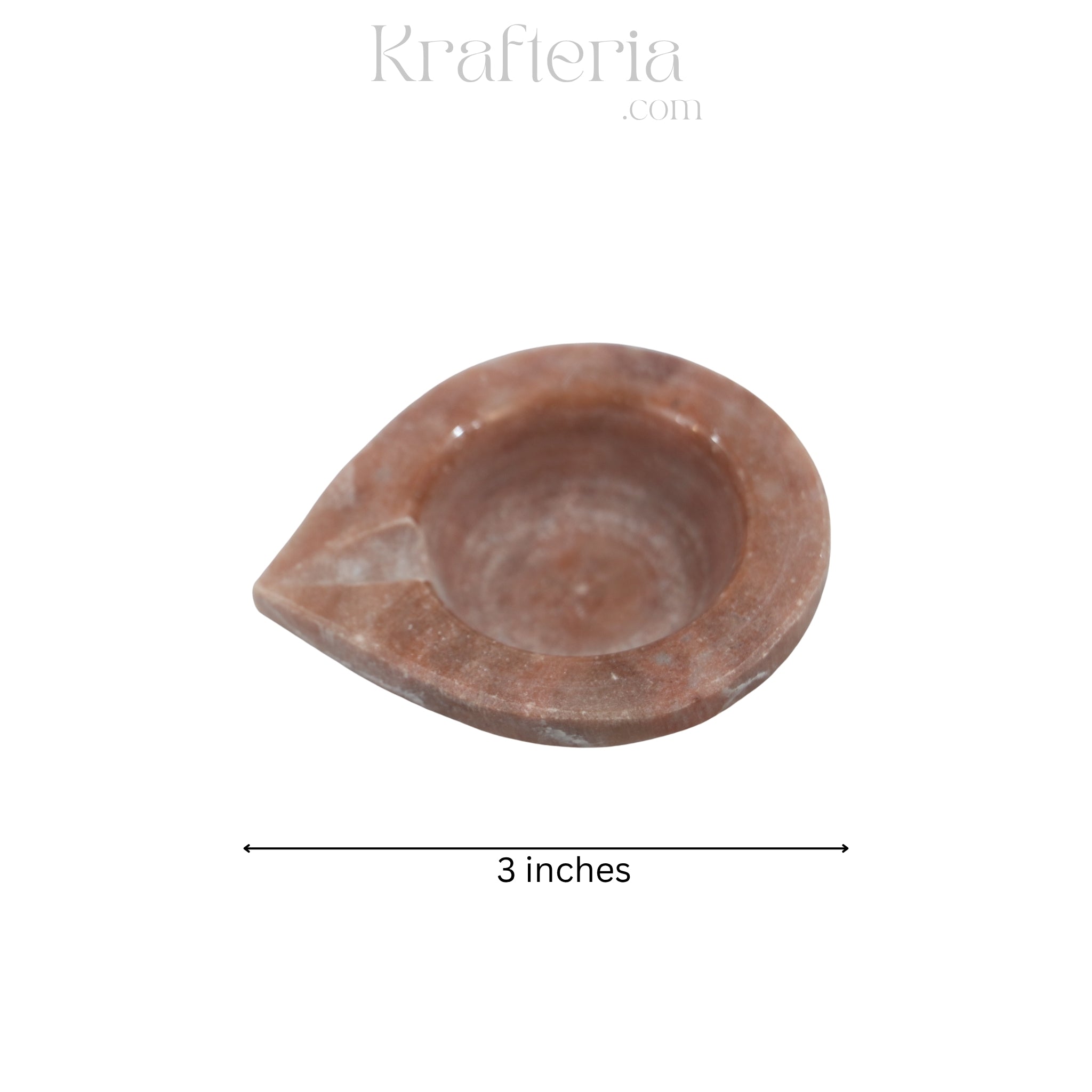 Marble Deepam for Puja – Traditional Indian Oil Lamp