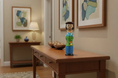 Eco-friendly handcrafted character peg dolls made of wood