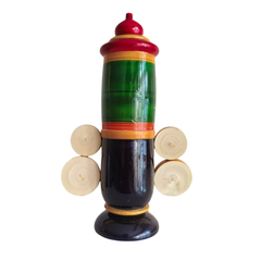 Authentic Turned Wood Etikoppaka Venkateswara Decorative Piece   Etikoppaka Lacquerware