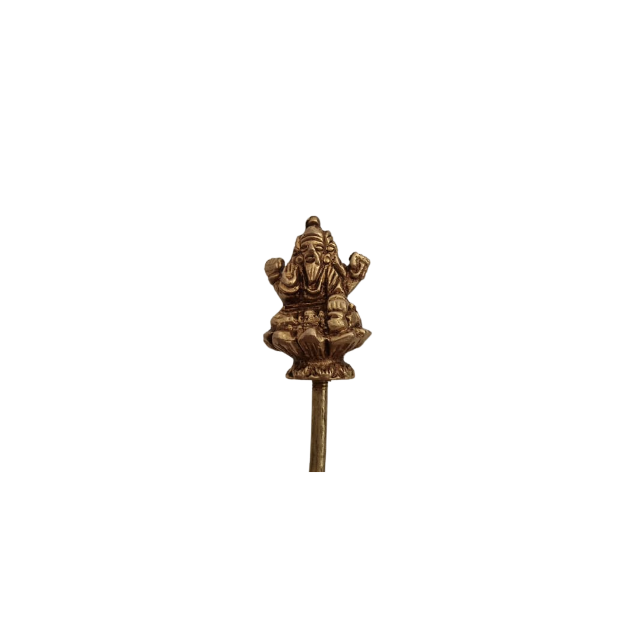 Divine Trinity Brass Idol – Vishnu, Maheshwara, and Brahma in Ananta Shayana Form