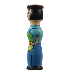 Handcrafted Santa, Joker and men character peg dolls with non-toxic paint