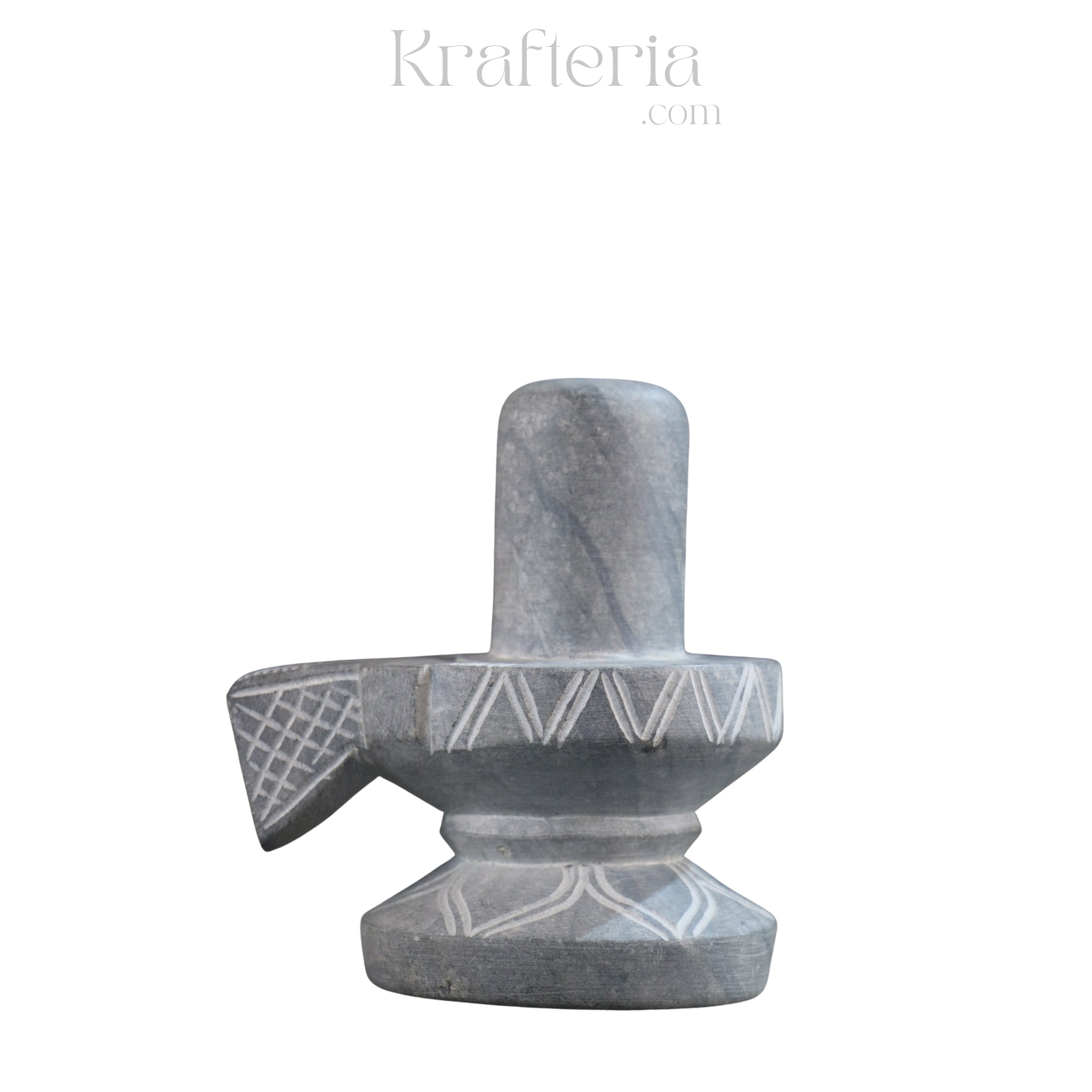Sacred Stone – Soft Stone Shiva Linga for Puja