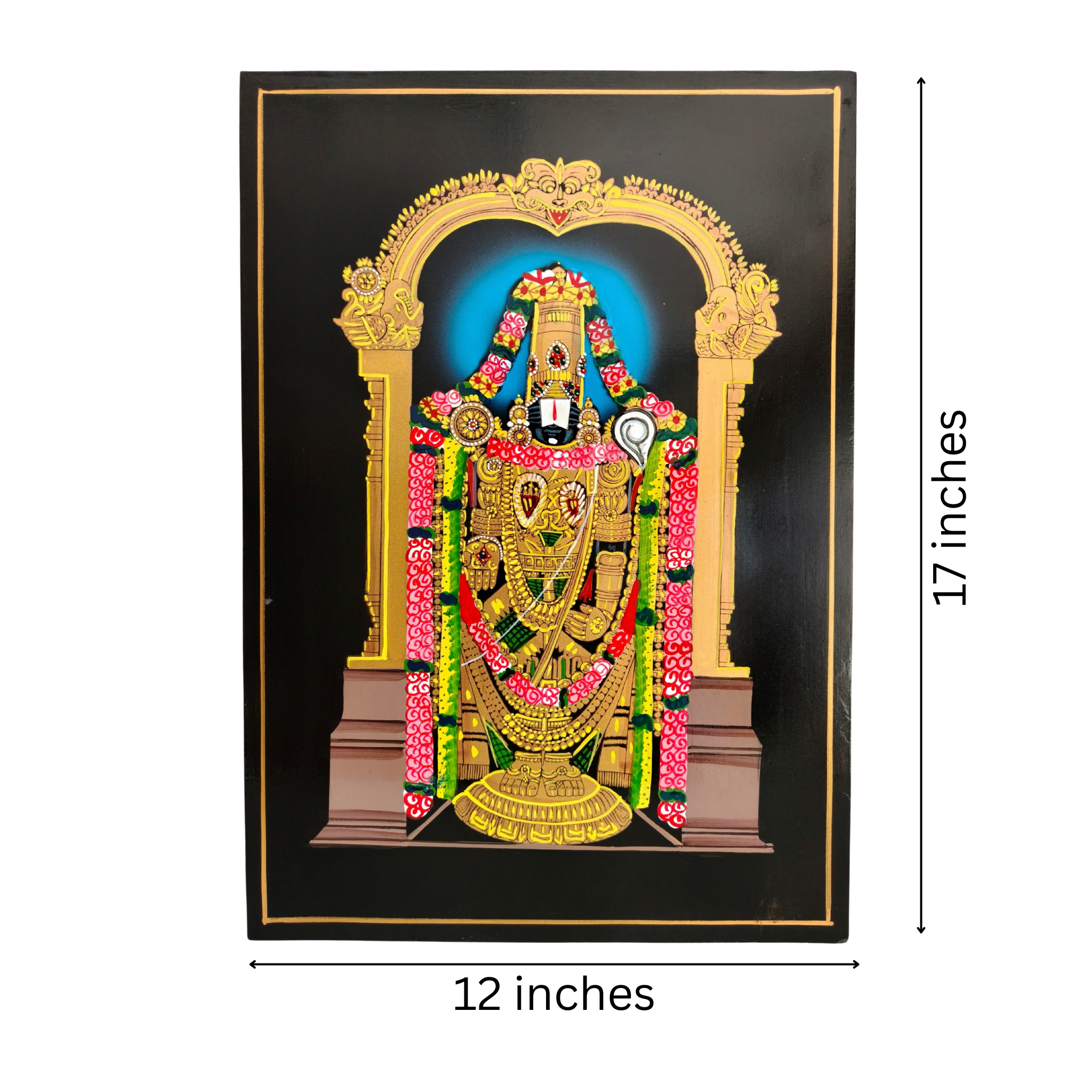 Sacred Tirupati Balaji painting