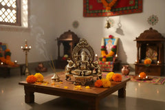 Divine Brass Ganesha with Mushika – Symbol of Wisdom, Humility & Prosperity   Brass Ware