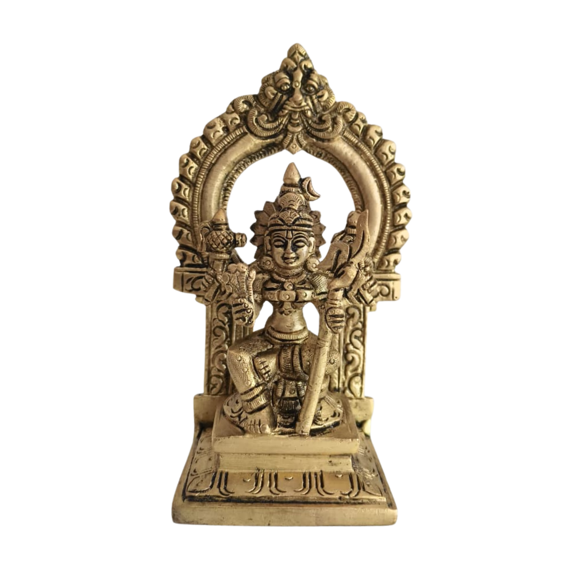 Divine Brass Annapoorna Devi Idol - Goddess of Food & Nourishment