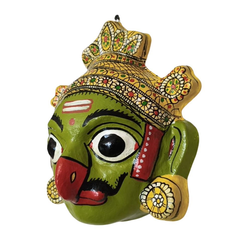 Garuda Face Mask Wall Hanging – Telangana Handcrafted Art   wall decor