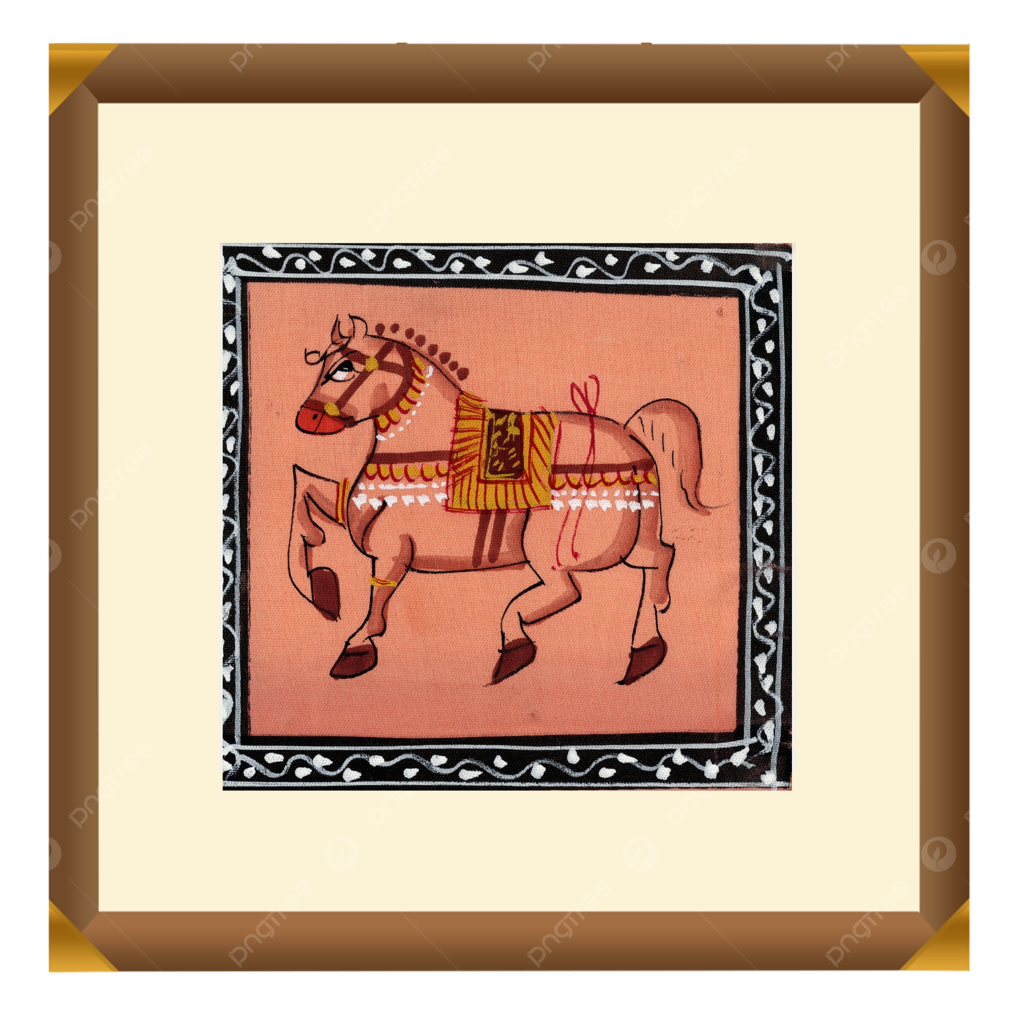 The Majestic Rose Steed – Elegance of Heritage