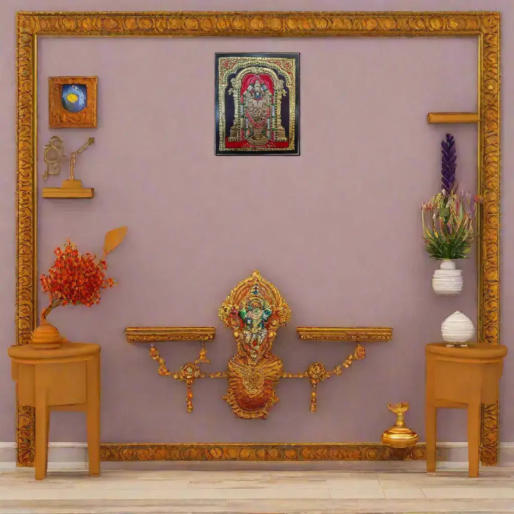 Thanjavur Style Govinda/Venkateswara Swamy Painting – Spiritual & Cultural Art   Paintings