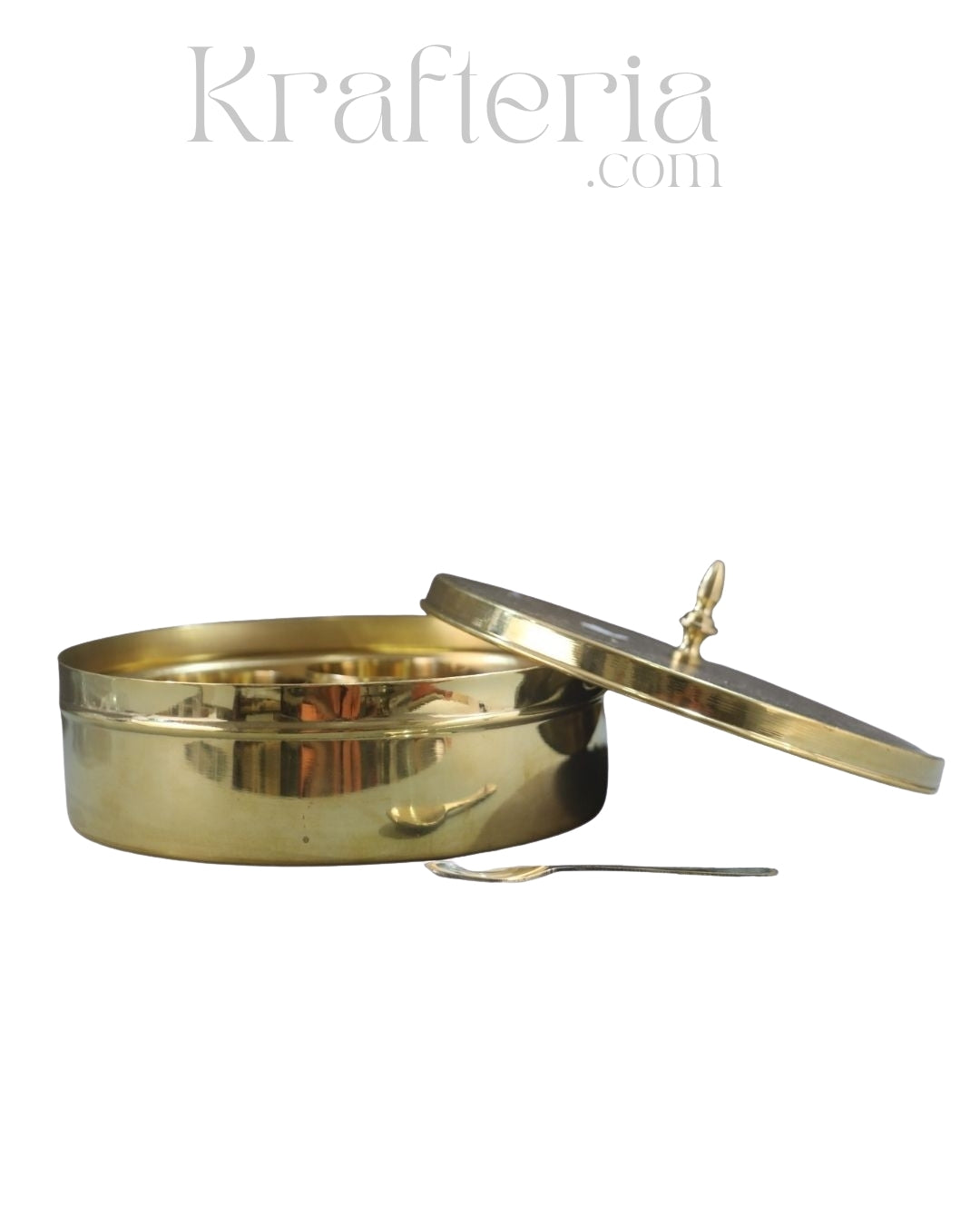 Pure Brass Spice Container for Kitchen – Vintage Indian Masala Dabba