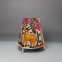 Mythical Creatures and Animal Motifs Leather Art | Bed Lamp