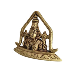 Brass Lord Venkateswara Idol for Home Temple & Pooja Décor   Brass Ware