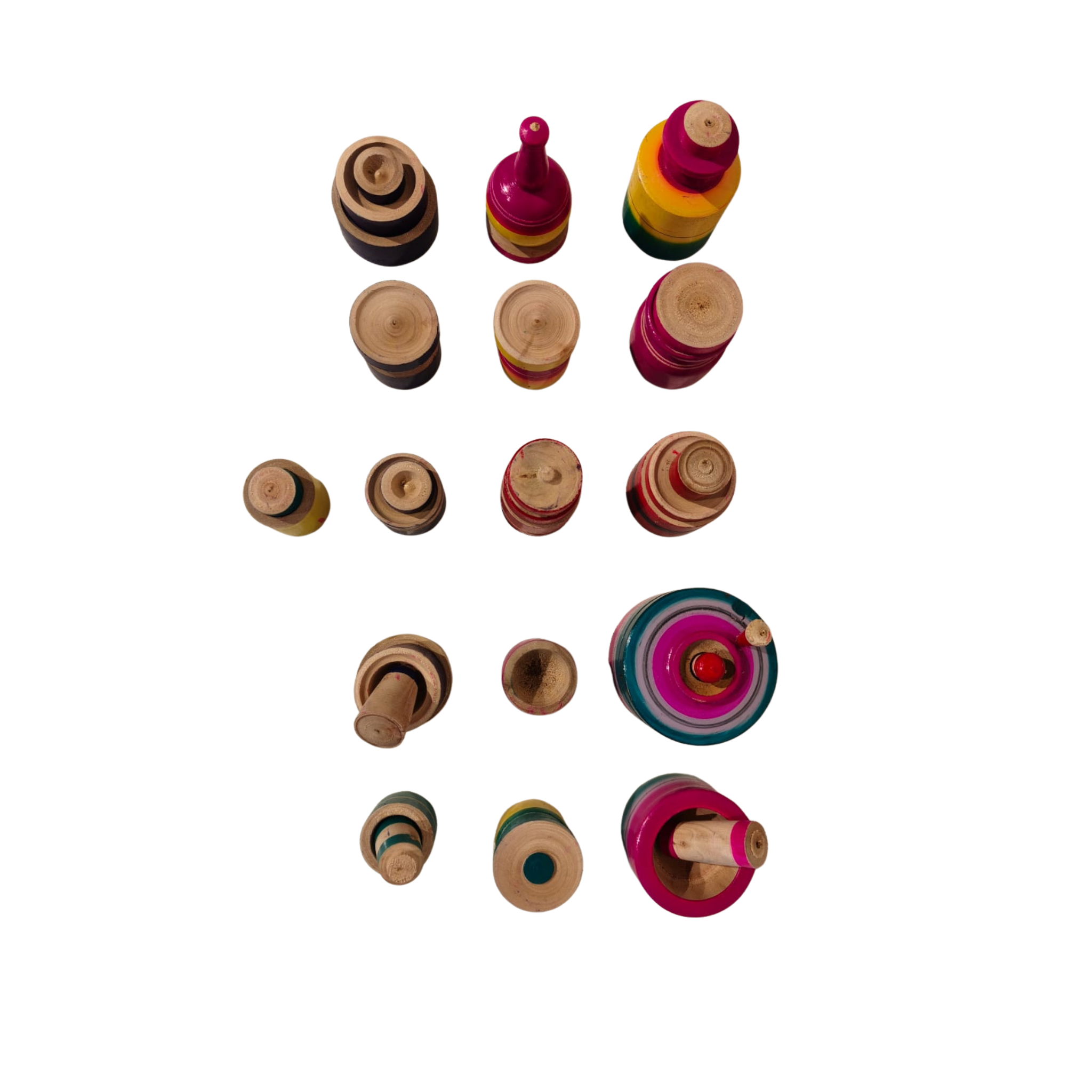 Etikoppaka Lacquerware Miniature Kitchen Playset
