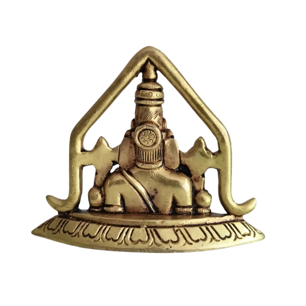 Brass Lord Venkateswara Idol for Home Temple & Pooja Décor   Brass Ware