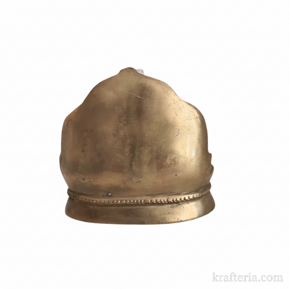 Brass Gajalakshmi Table Diya | Traditional Goddess Lakshmi Oil Lamp for Prosperity   Brass Artwork