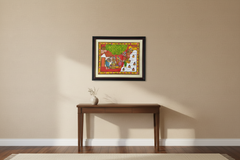 Hand-Painted Bathukamma Festival Cheriyal Painting   Cheriyala Painting