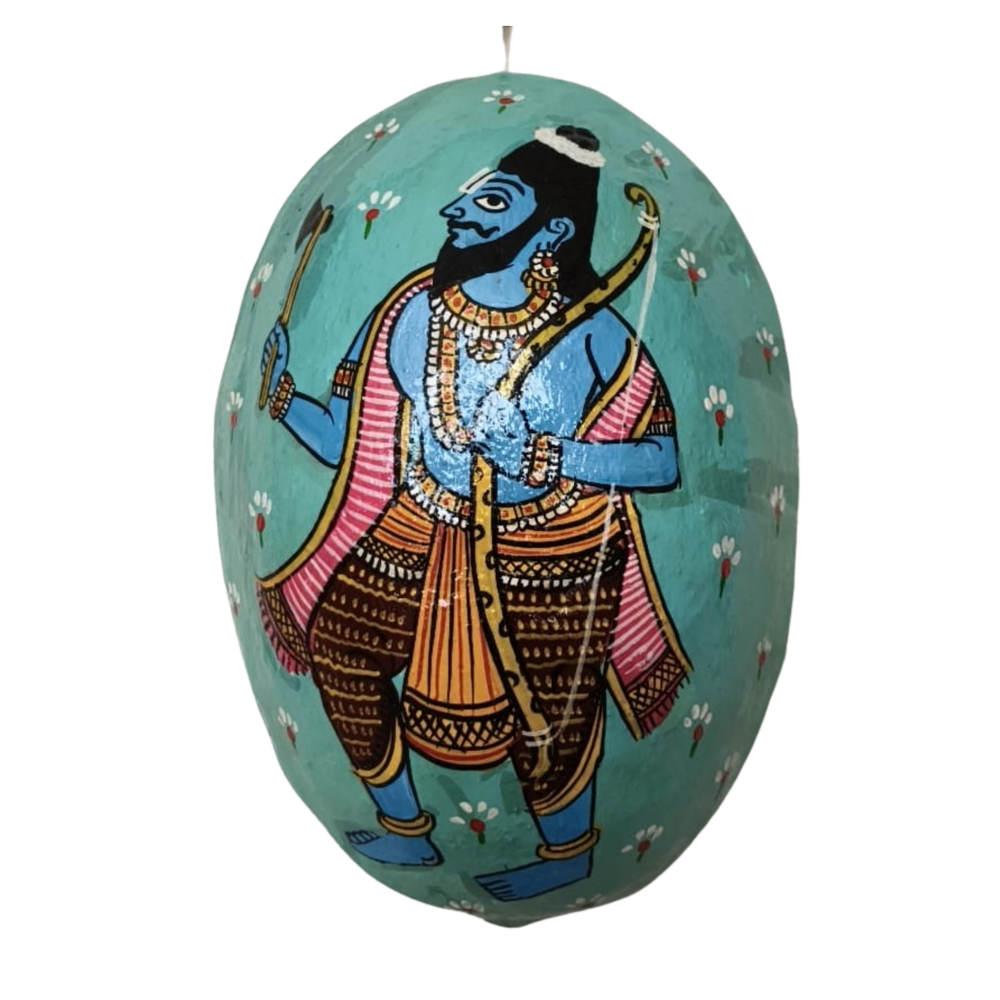 Hand-Painted Cheriyal Art Dashavataram Mask Set –  Vishnu Avatars Wall Decor   wall decor