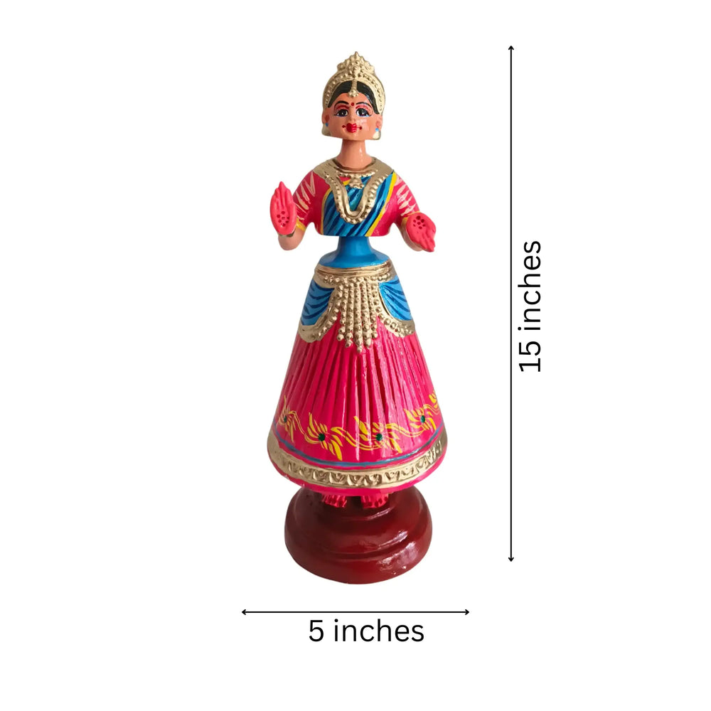 The Icon of Grace – Kondapalli Dancing Doll | Tanjore Dancing Doll   Kondapalli Lacquerware