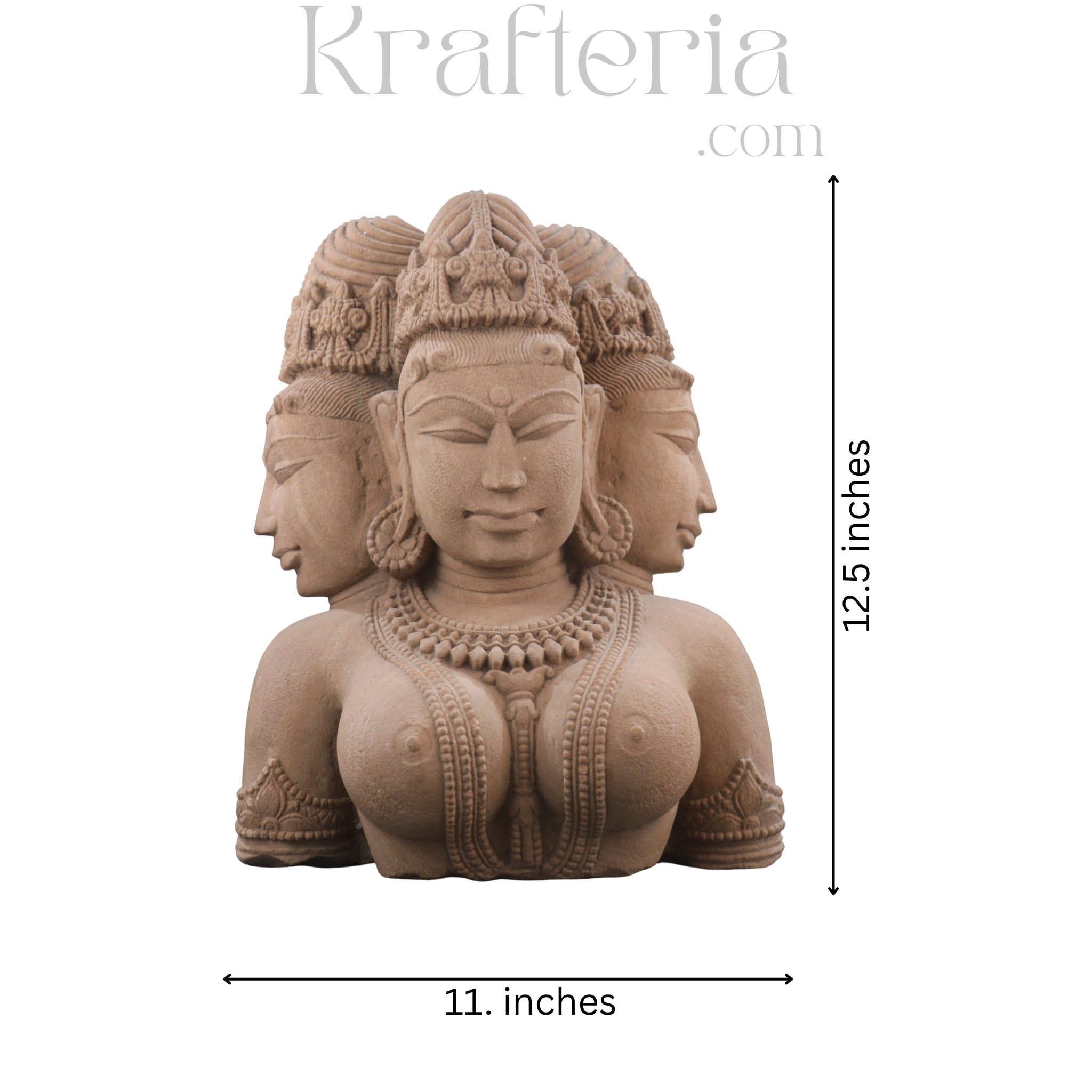 Faces of Eternity - Bust of the Triple Aspect Deity