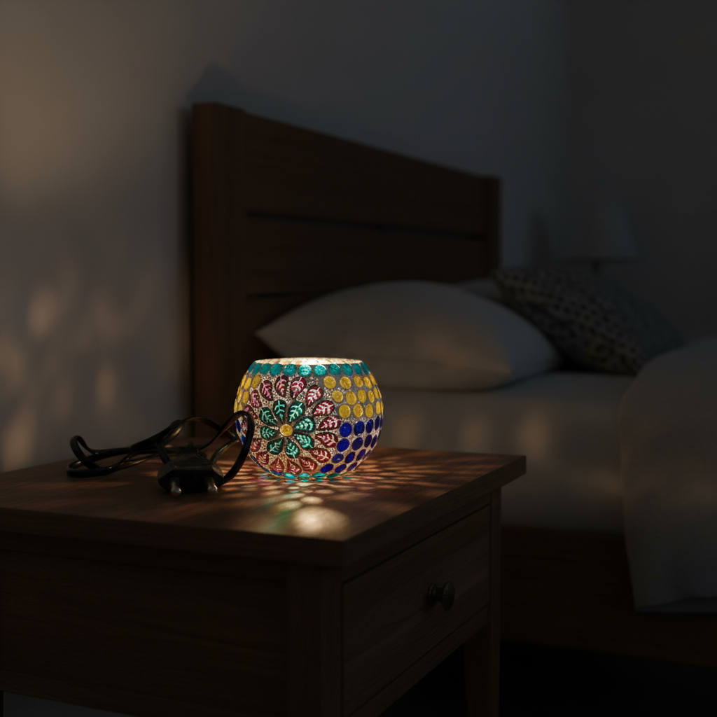 Elegant Glass Lamp – Stylish Home Lighting