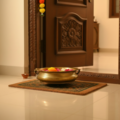 Handcrafted Bronze Uruli – Perfect for Floating Flowers & Home Decor