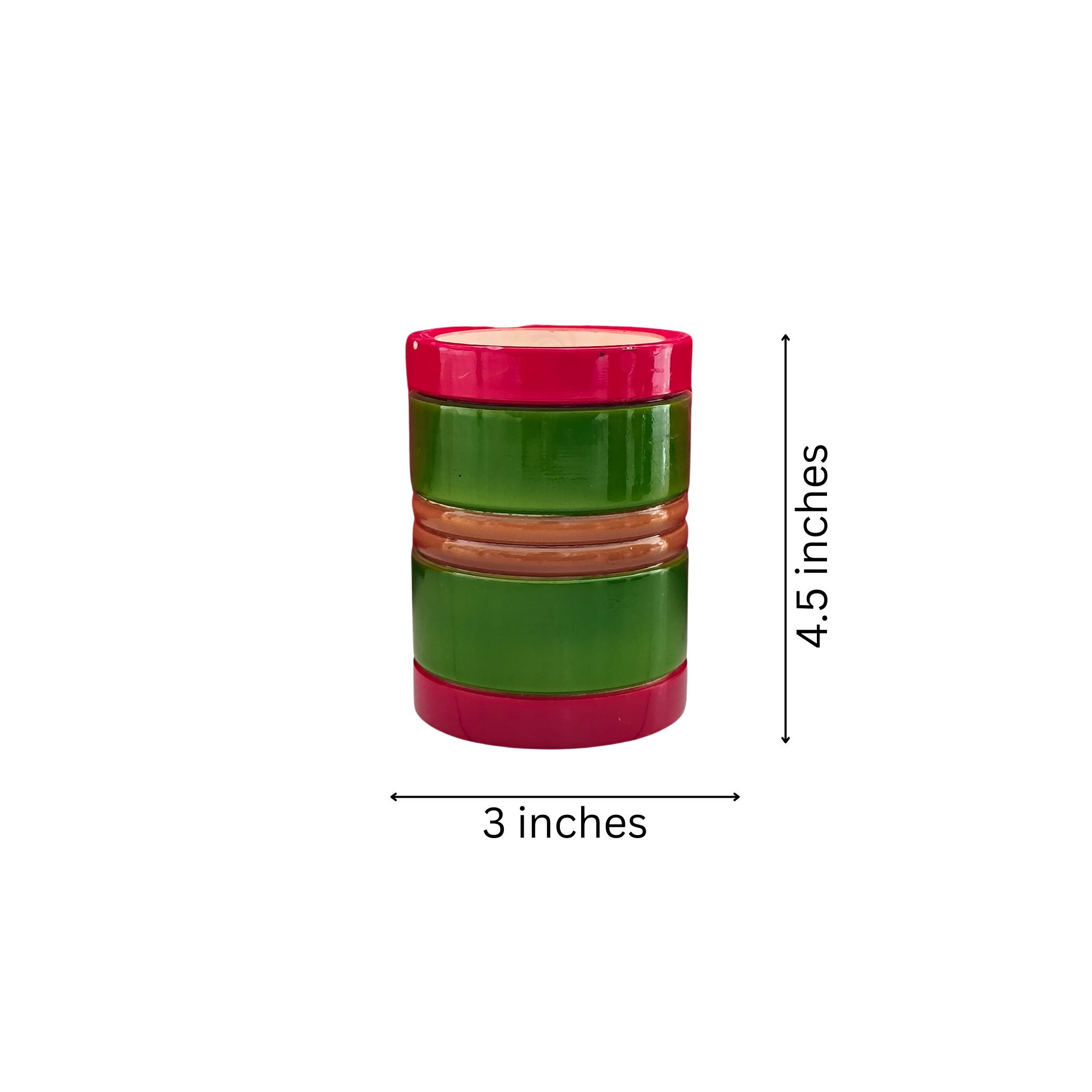 Etikoppaka Lacquerware Wooden Pen Stand