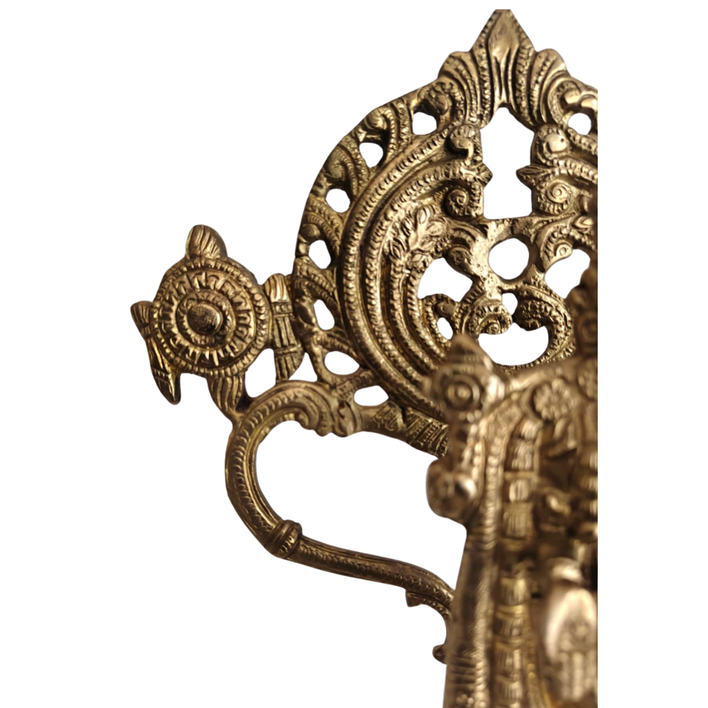 Handcrafted Brass Venkateswara Prabhavali Diya   Brass Artwork