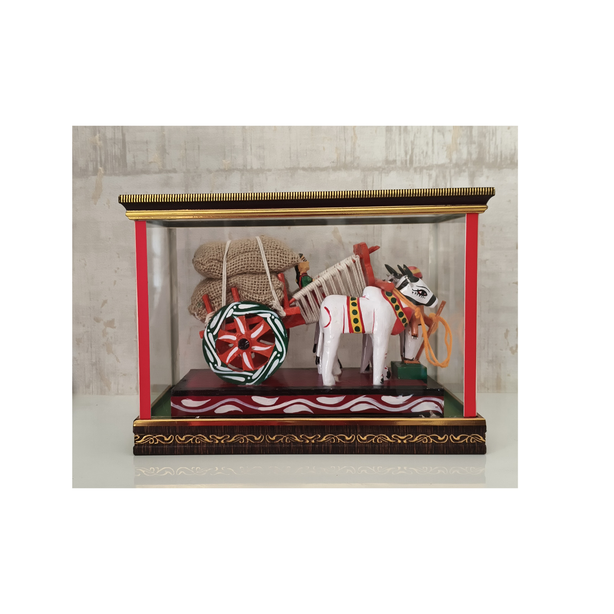 Rural Splendor – Kondapalli Handcrafted Bullock Cart Doll