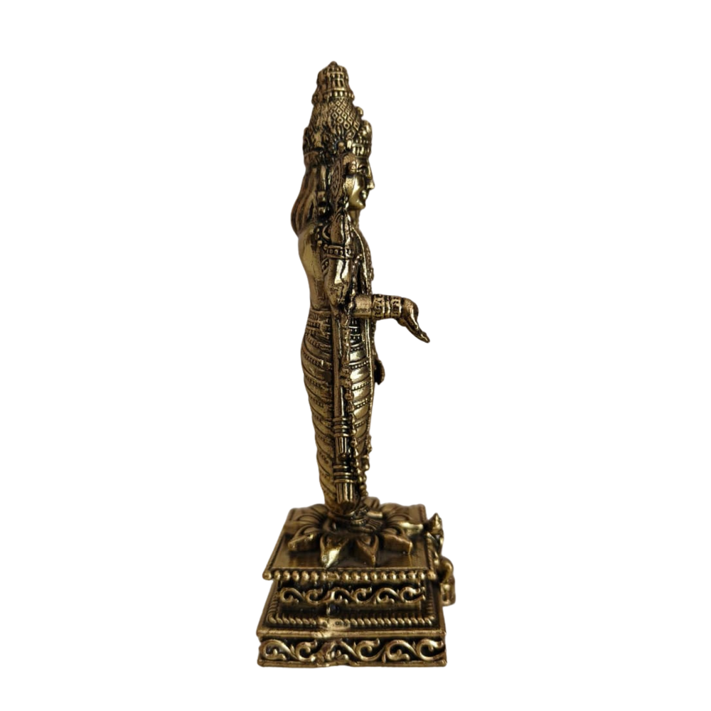 Brass Tirupati Balaji Statue - Standing Lord Venkateswara Idol for Home & Office   Brass Artwork
