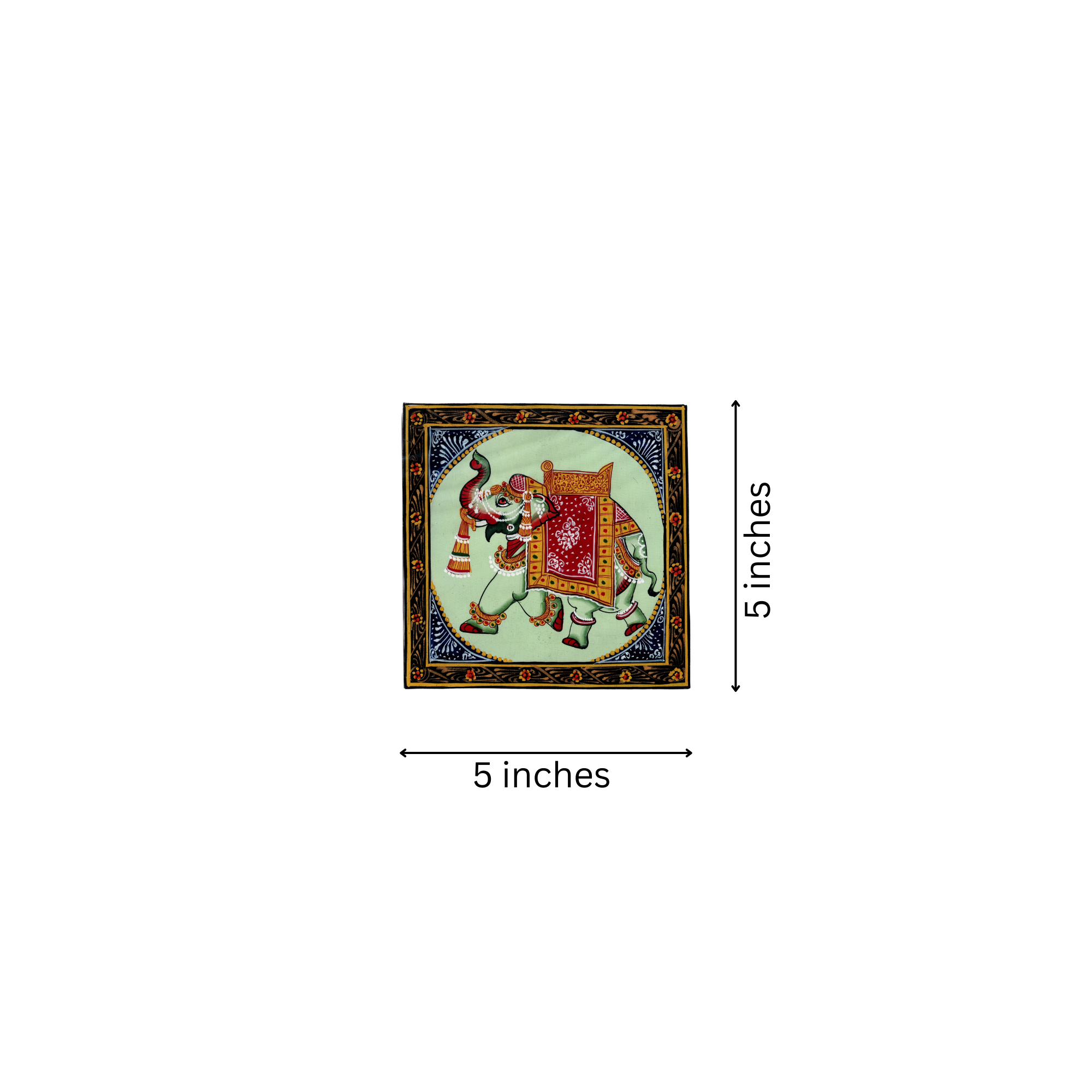 The Auspicious Elephant Miniature Painting
