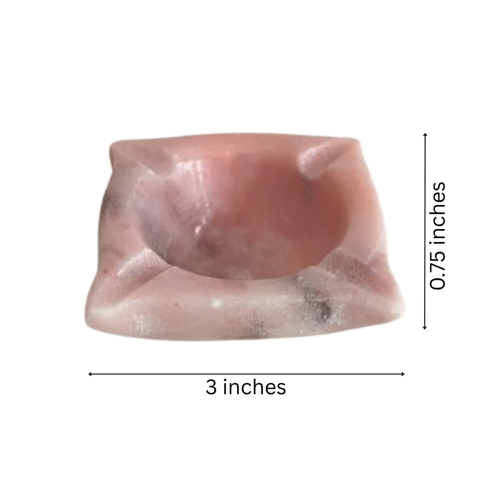 Handcrafted Floral Diya Lamp   Marble Soft Stone