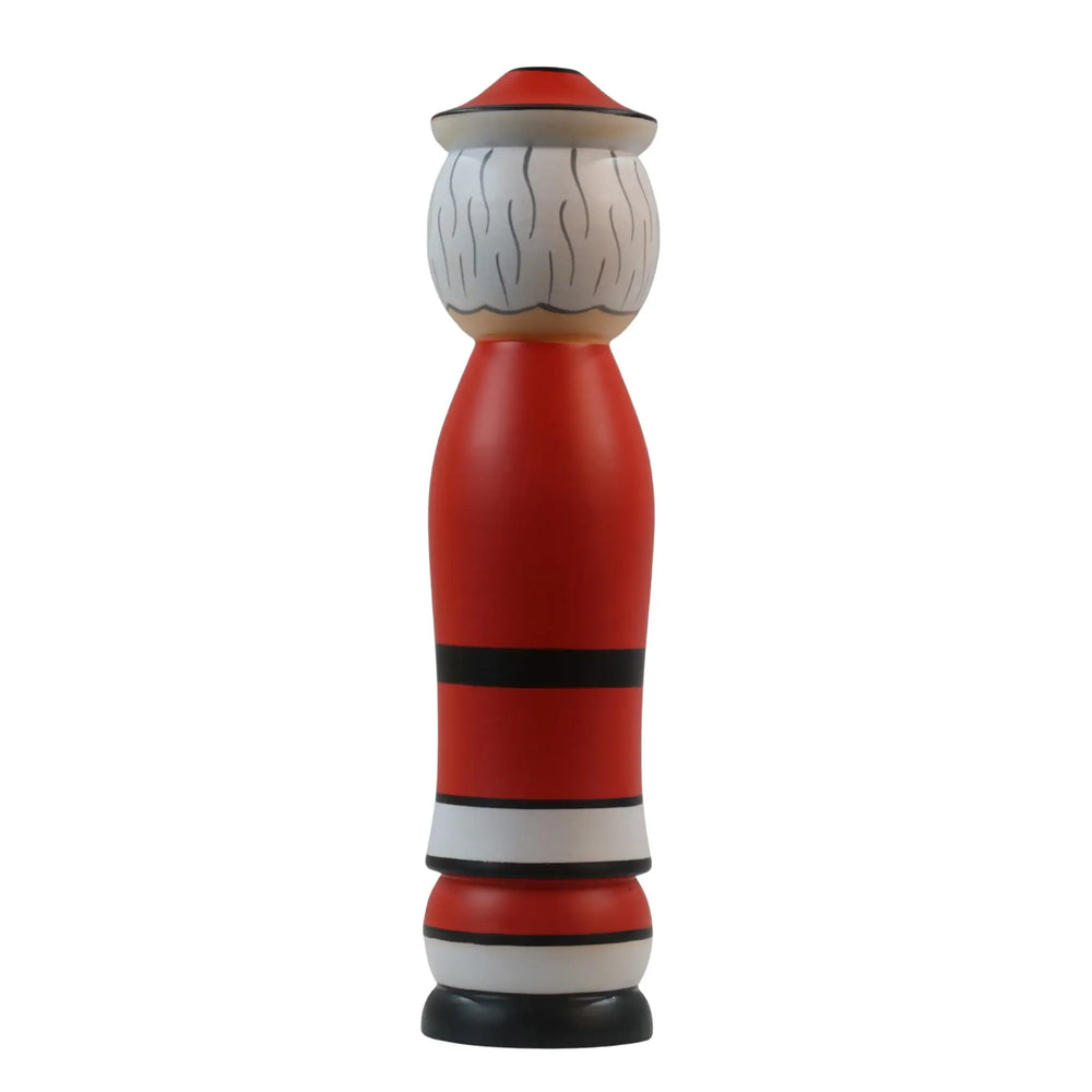 Handpainted character peg dolls set with Santa and Joker figures