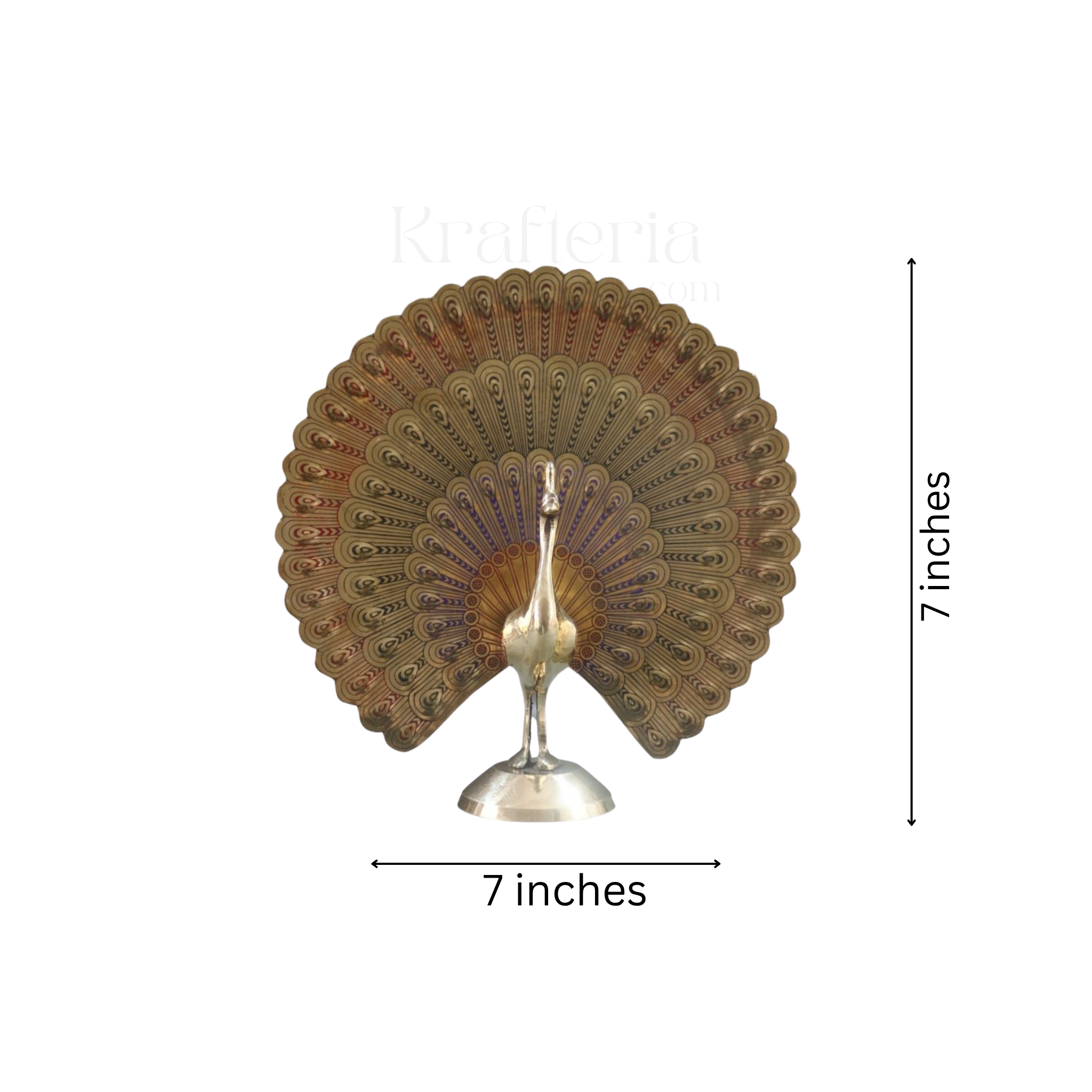 Handcrafted Brass Dancing Peacock – Cultural Home Décor