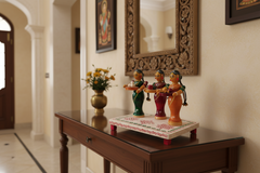 Cultural Etikoppaka Toy Ladies Serving Tambulam   Etikoppaka Lacquerware