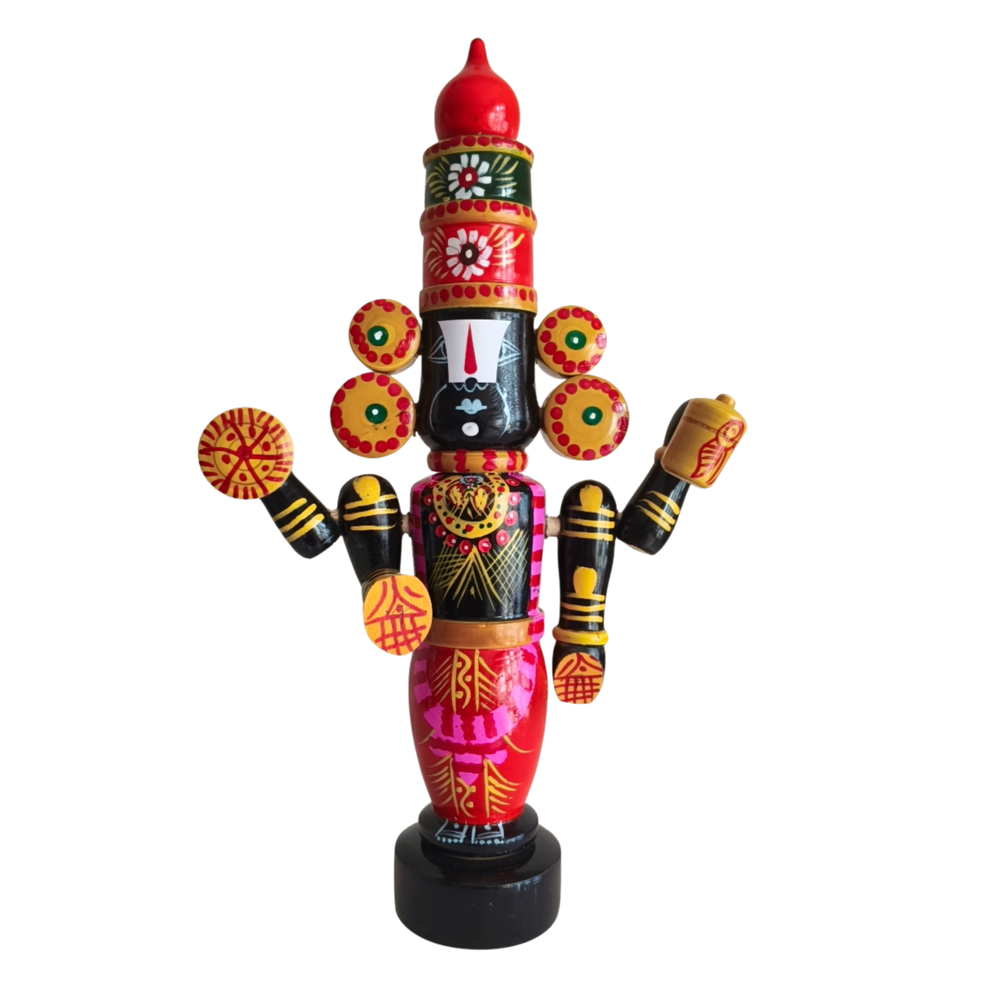 Sacred Elegance of Lord Balaji Etikoppaka Lacquerware   Etikoppaka Lacquerware