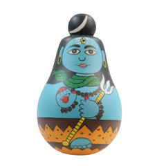 Indian spiritual Shiva wooden figurine