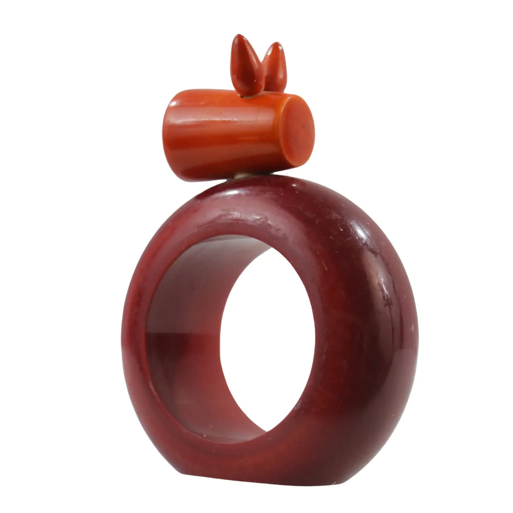Animal Shaped Napkin Roller Non-Toxic Color   Wooden Lacquerware&toys