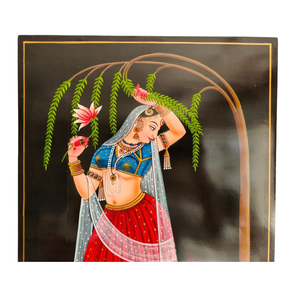 Traditional Nirmal art of tribal woman