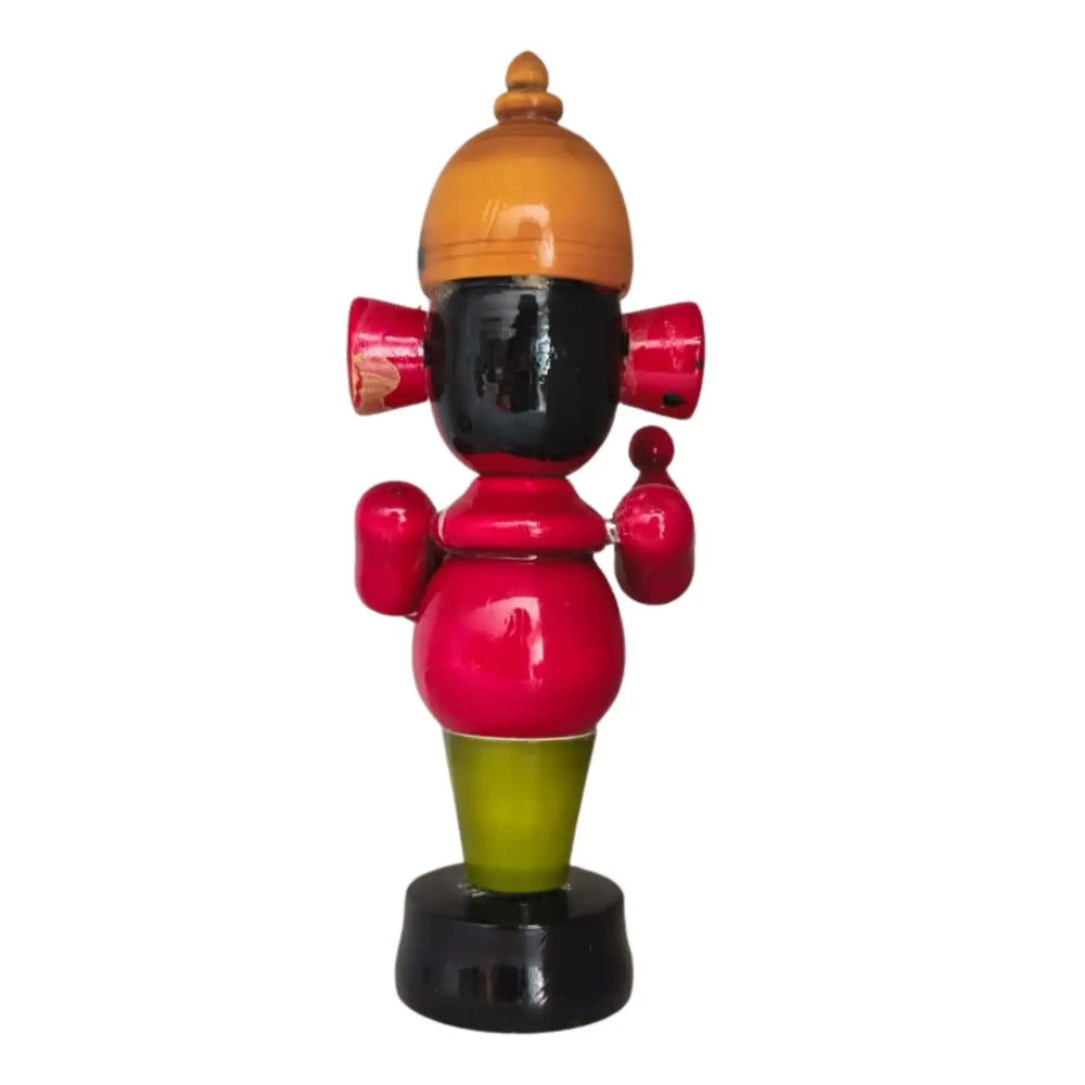 Handcrafted Ganesha Idol - Etikoppaka Art   Etikoppaka Lacquerware
