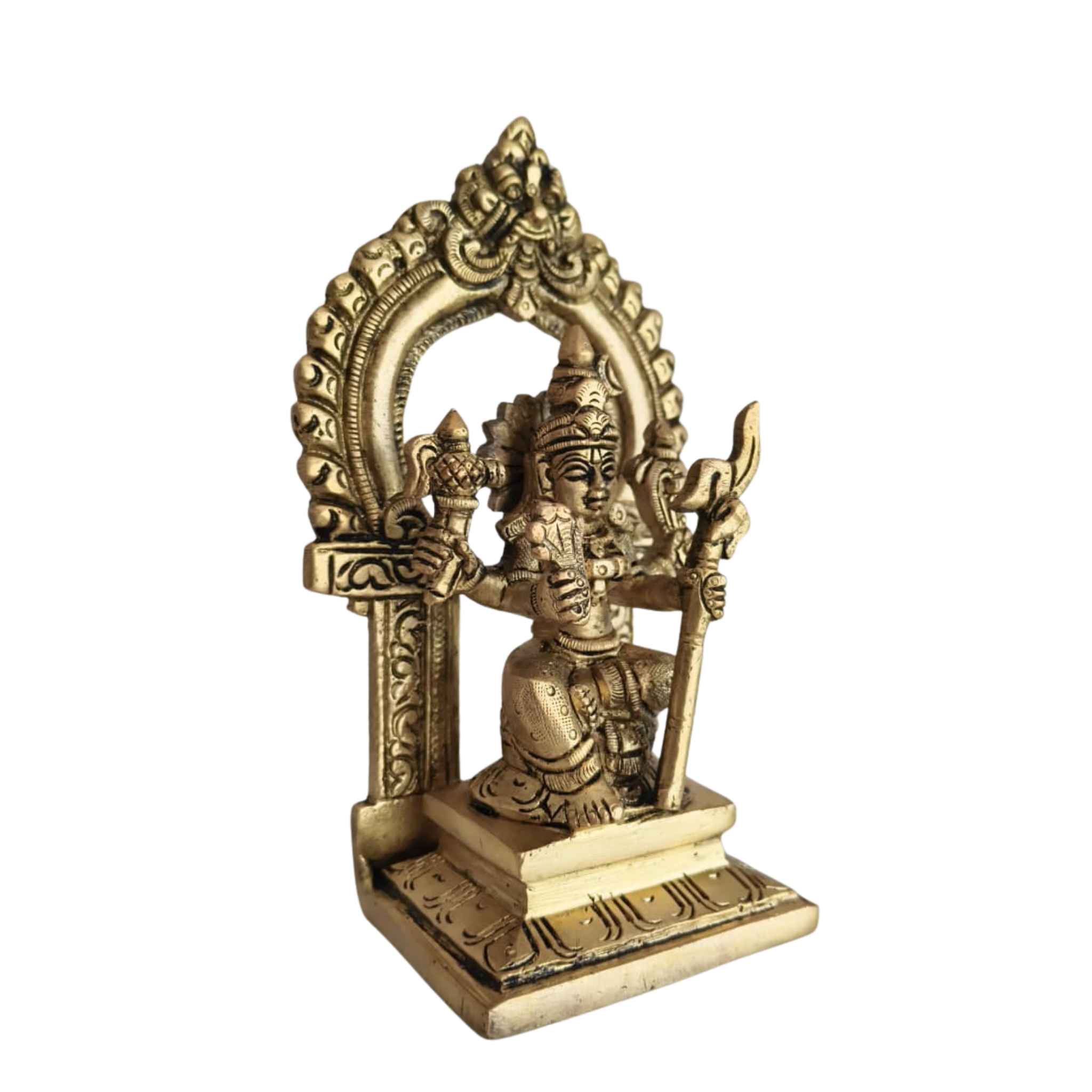 Divine Brass Annapoorna Devi Idol - Goddess of Food & Nourishment